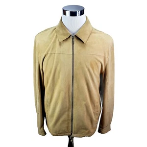 VTG LATINI HIGH QUALITY FINEST LEATHER SUEDE LEATHER MADE IN ITALY JACKET -M  - Picture 1 of 9