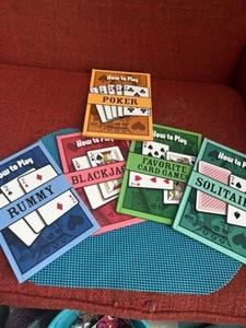 How to Play books (lot of 4) Poker, Rummy, BlackJack, Card Games, Wesley R Young - Picture 1 of 1