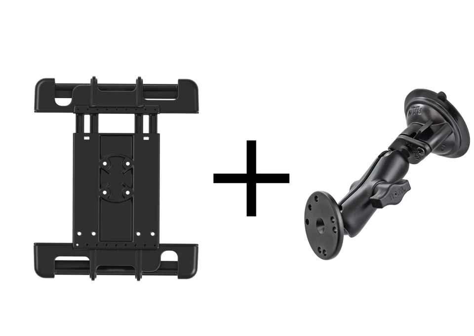 RAM  Suction Cup Mount for iPad Ver 1-4, Air 4 & 5, Pro 11, , More, use w/case - Image 1 of 4