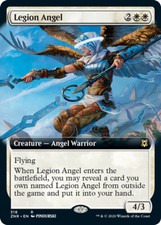 1x Legion Angel - Foil - Extended Art NM-Mint, English Zendikar Rising MTG Magic