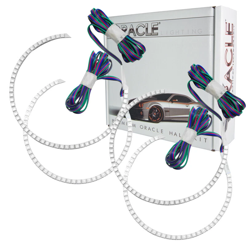 Oracle Ford F250/350 11-16 Halo Kit (Round Ring Design) ColorSHIFT w/ Simple Cnt - Image 1 of 4