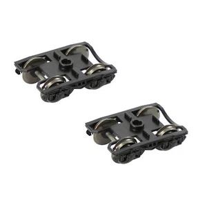 2 piezas Bogies modelo de trenes escala HO 1:87 con 36 ruedas metálicas de CC HP0687 - Imagen 1 de 6