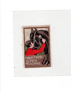 Alte Reklamemarke für Hauptner-Schermaschine für Pferde (aus Solingen) - Bild 1 von 1