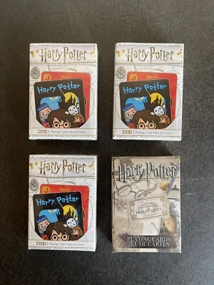 Harry Potter 52 barajas de cartas (lote de 4) Mundo Mágico - NUEVO SELLADO Foto 1 de 4