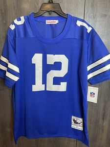 Mitchell & Ness 1971 Roger Staubach Dallas Cowboys Trikot Erwachsene Größe 48 blau - Bild 1 von 9