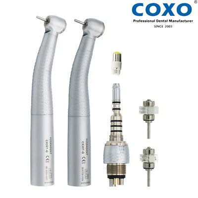YUSENDENT COXO Dental High Speed Fiber Optic Handpiece 6Holes Coupling Fits KaVo MULTIflex