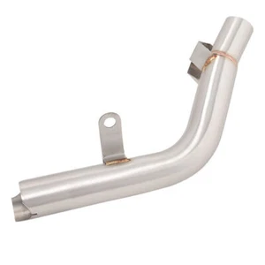 For 2011-2024 Suzuki GSXR600 GSXR750 Mid Exhaust Pipe Modified Stainless Steel - Foto 1 di 7