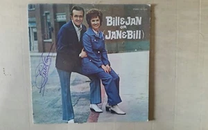 AUTOGRAPHED~BILL ANDERSON/JAN HOWARD- " BILL AND JAN "~33 LP-PHONOGRAPH RECORD - Picture 1 of 4