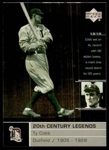 2000 Upper Deck Legends Ty Cobb #134