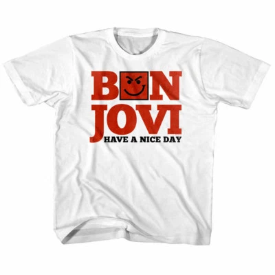 Bon Jovi Have a Nice Day Niños Camiseta Banda de Rock Álbum Cubierta Niño Niña Juvenil Niño Foto 1 de 2