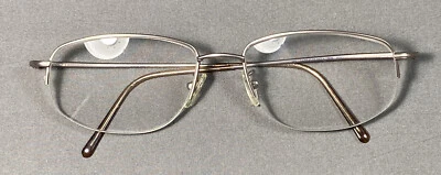 Gafas de metal plateado vintage SAFILO ELASTA 145 Italia 7078 R50 56[]18 7-1 Foto 1 de 4