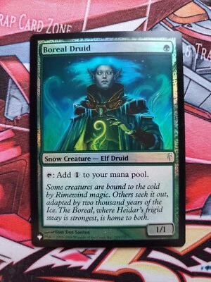 MTG FOIL Boreal Druid Coldsnap Magic the Gathering - Image 1 of 2