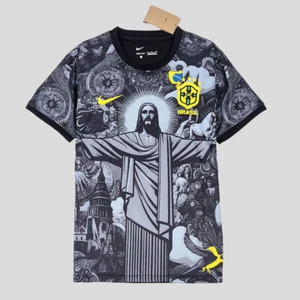 Brazil Jesus Christ The Redeemer Jersey Kit Special Edition Shirt - Picture 1 of 7