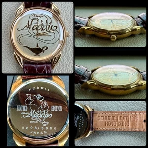 Reloj Fossil Disney's Aladdin Edición Limitada 898/5000 Excelente Estado LN-12 - Imagen 1 de 17