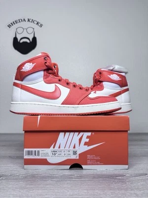 Size 10.5 - Nike Air Jordan 1 KO Rush Orange White DO5047-801 Men's NEW DS - Image 1 of 4