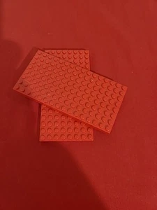 LEGO® Basic Bauplatte, Grundplatte 8x16 Noppen, 1 Stück, Rot - Bild 1 von 3