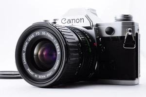 Canon AE-1 Silver / Lens New FD 35-70mm f/3.5-4.5 Exc+++ SLR Y3171 - Picture 1 of 23