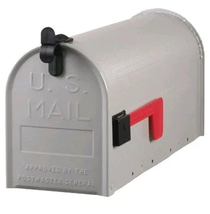 Available Group ST100000 Standard Size Galvanized Steel Rural Mailbox U.S. Postm - Picture 1 of 4