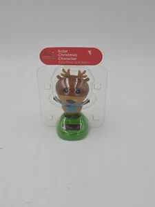 41/4 Zoll Solartänzerin Weihnachten Figur Augen bewegen sich auf und ab Rentier Tier Hirsch  - Bild 1 von 5