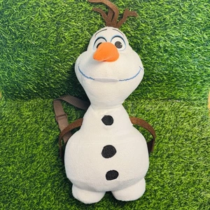 Disney Frozen Olaf Plüsch Reißverschluss Rucksack Stofftier Schneemann Puppe 15 Zoll groß - Bild 1 von 5