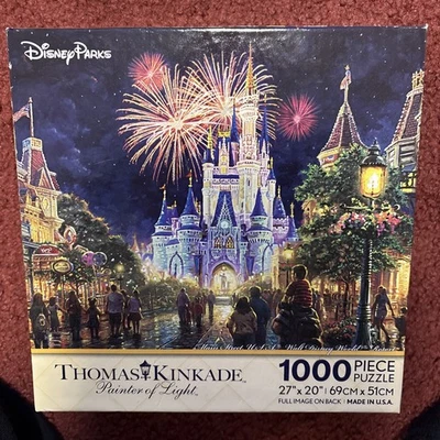 Rompecabezas Thomas Kinkade 1000 piezas Disney Parks Main Street EE. UU. Disney Resort Foto 1 de 4