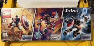LEGO Super Heroes: Mech Armor Collection (66671) 3er Pack Spiderman Thor Captain - Bild 1 von 7