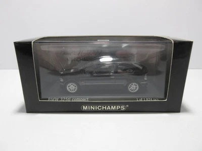 Minichamps BMW 3er 325ti Compact 2000 1/43 schwarz Modellauto Neu - Bild 1 von 4