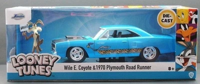Wile E. Coyote & 1970 Plymouth Road Runner ~ литая ~ Looney Tunes ~ 1:24 - Изображение 1 из 4