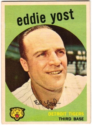 1959 Topps - Eddie Yost #2 EX++ (bien centrado) Foto 1 de 2