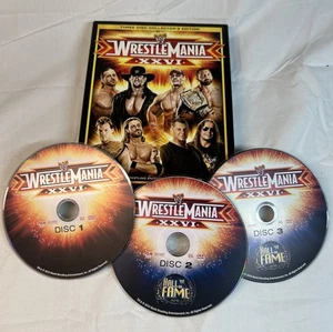 WWE WrestleMania 26 2010 3-Disc Set Collectors Edition DVD Set - Picture 1 of 1