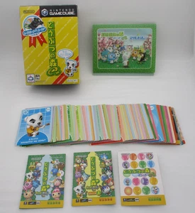 GameCube Doubutsu no Mori e+ w/Reader, Holder & 87Cards Japan GC Animal Crossing - Picture 1 of 16