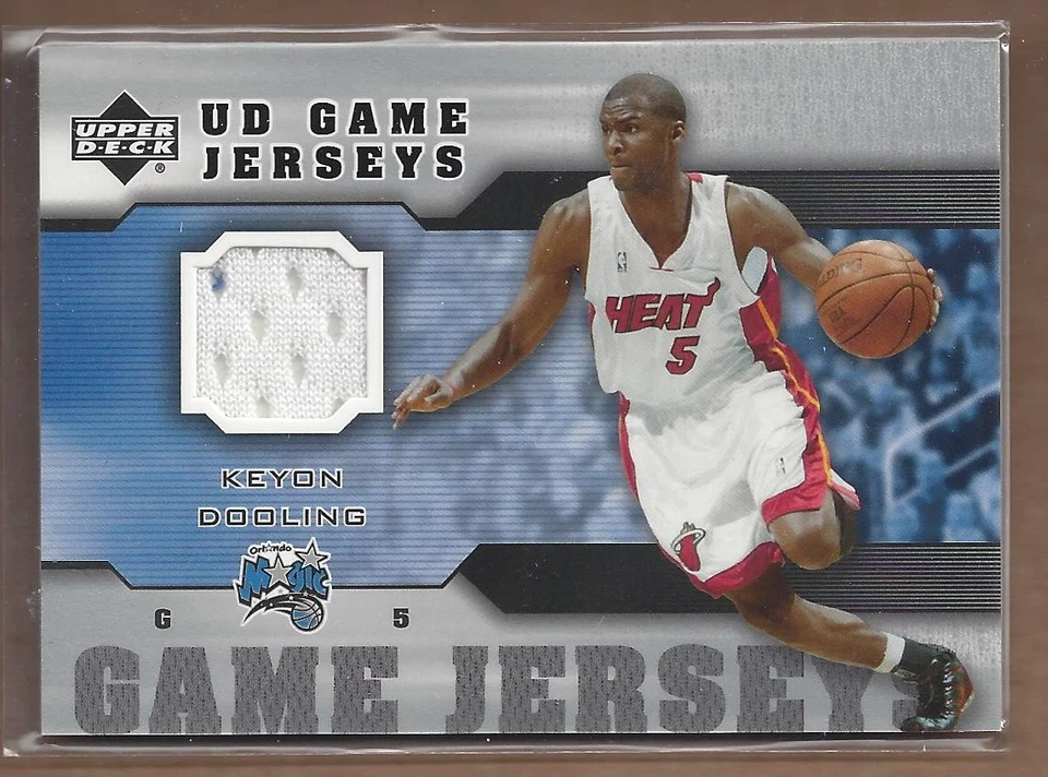 2005-06 Upper Deck Game Jerseys #KD Keyon Dooling Jersey BSK - Image 1 of 1