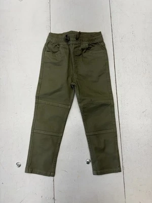 Pantalones Hanna Andersson verde liso con cordón para niños talla 4 NUEVO Foto 1 de 4