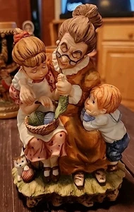 Vintage Lefton Porzellan Figur ~ Stricken ~ Japan KW7533 7" x 5" x 3" - Bild 1 von 10