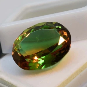 AAA+ Large Natural Zultanite 29.70 Ct  7 Color Oval Cut Turkish Loose Gemstone - Picture 1 of 6