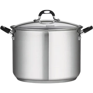 Pentola Stock 16 Quart Rivestita in Acciaio Inox - Foto 1 di 12