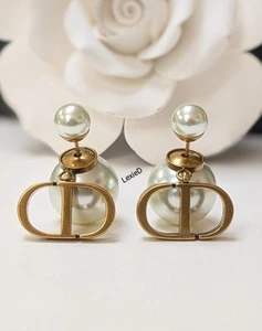 Dior Tribales Pearl Antique Earrings - Picture 1 of 7