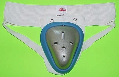 NUEVO DE LOTE AÑOS 60 MUY RARO WILSON #800 TAZA PROTECTORA DE MAGNESIO Y XL V SPORT JOCKSTRAP Foto 1 de 3