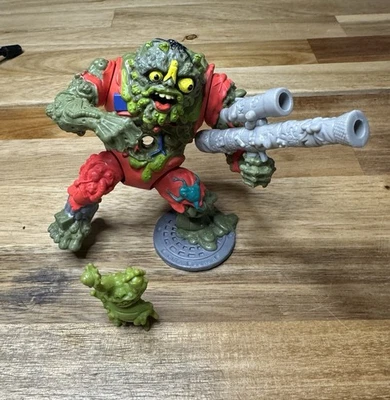 TMNT Muckman & Joe 眼球带武器忍者神龟 1990 年很棒 — 第 1/4 张图片