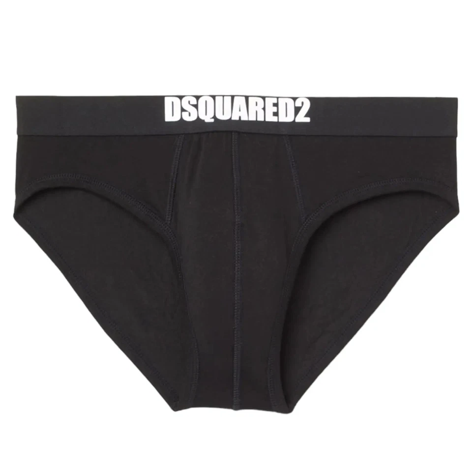 Dsquared2 slip nero elastico logato 8302 - Immagine 1 di 1