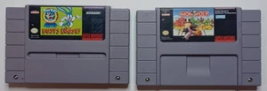 Super Nintendo SNES Games Tiny Toon Adventures Buster Busts Loose & Monopoly - Picture 1 of 4