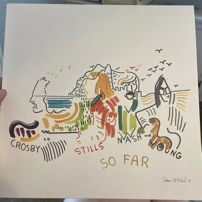 Crosby, Stills, Nash & Young : So Far (Exclusive Limited Clear Vinyl LP) VG+ - Image 1 of 4