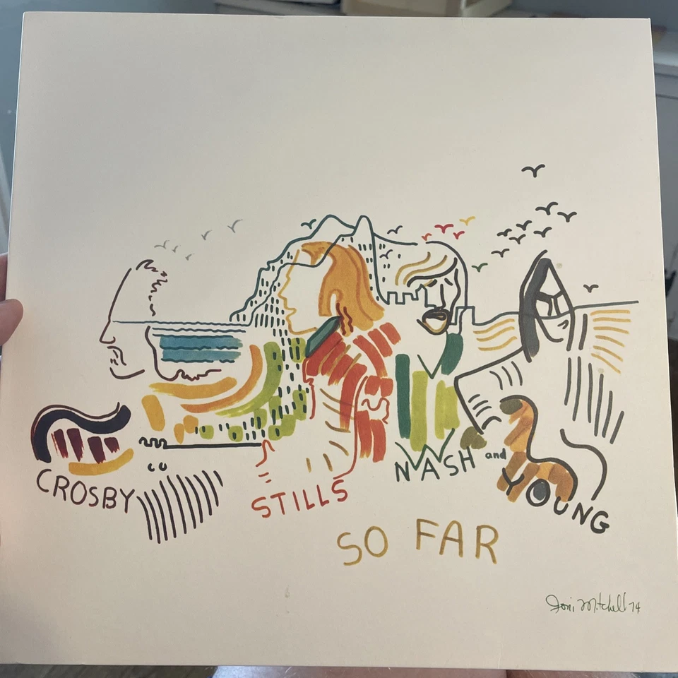Crosby, Stills, Nash & Young : So Far (Exclusive Limited Clear Vinyl LP) VG+ - Image 1 of 4