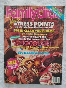 Vintage Family Circle Magazine April 3, 1990 Spring Easter Chocolate Treats VGVC - Picture 1 of 5