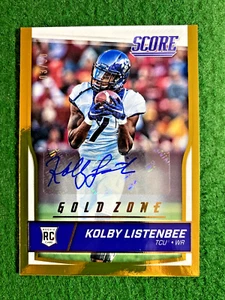 2016 Panini Score #436 RC SP Auto #’ed 3/50 Kolby Listenbee Buffalo Bills NFL - Picture 1 of 3