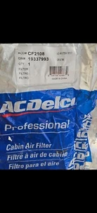 Cabin Air Filter-GAS ACDelco CF2108 - Picture 1 of 2