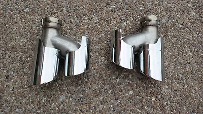 Puntas de extremo de tubo de escape para equipo original genuino de fábrica Porsche Panamera OEM Foto 1 de 4