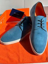 $770.00 Santoni Men's Fashion Derby Shoes Size 10-10.5 US/43-43.5 EU ITALY