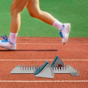 2-Pedals Modern Running Starting Block Sprinter Run-up Runway Track Field Tool - Picture 1 of 22