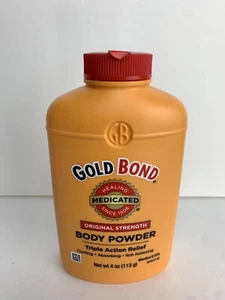 Gold Bond Medicated Body Powder Original Strength 4 oz WITH TALC, Discontinued - Picture 1 of 4